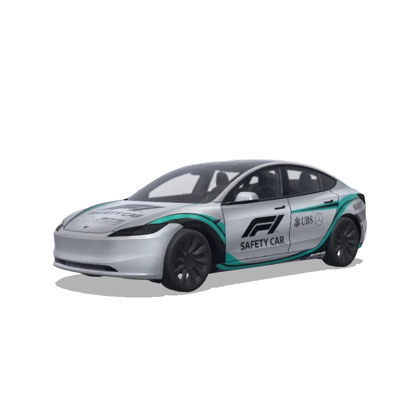 F1 Safety Car — Model 3 (2024+) wrap