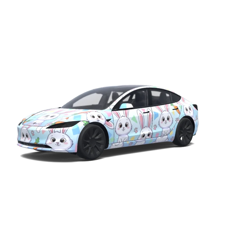 Secret Life of Pets Snowball — Model 3 (2024+) wrap