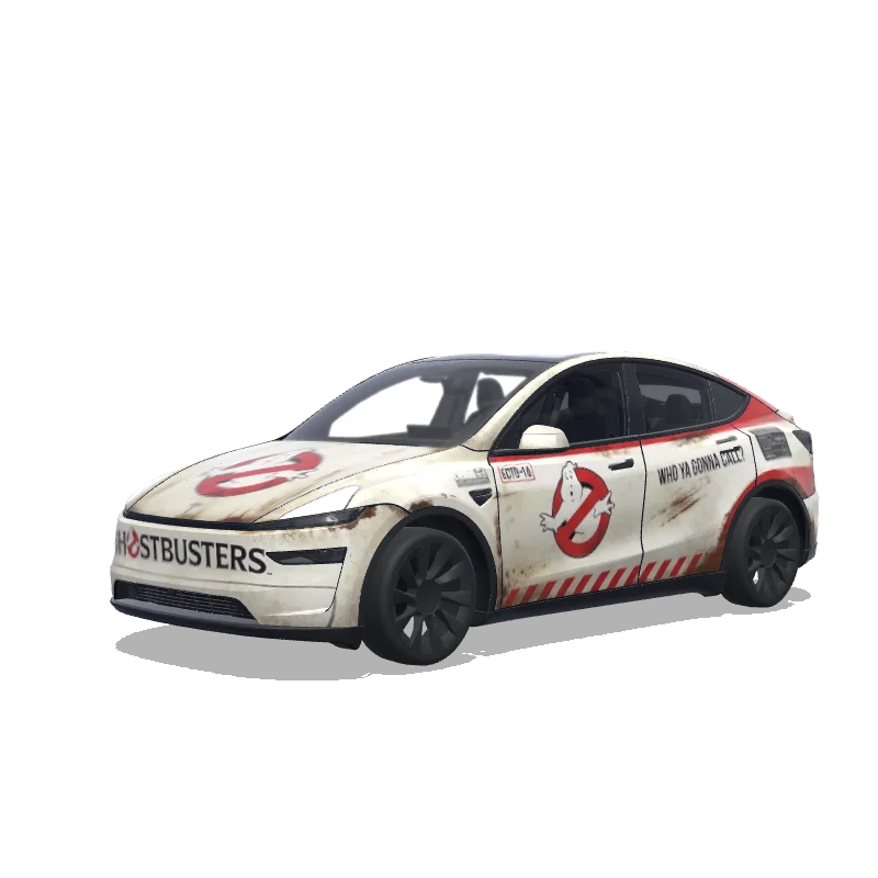 Ghostbusters Ecto-1 — Model Y (2025+) wrap