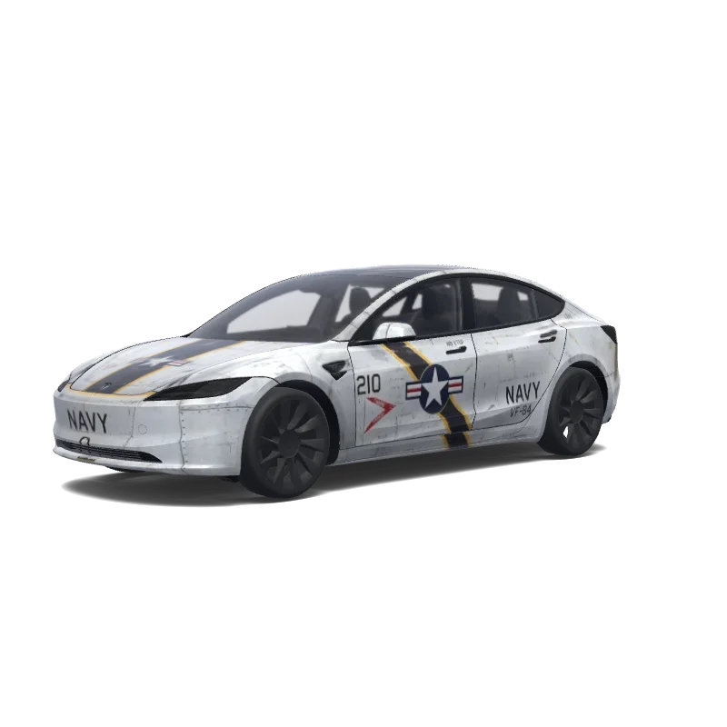 US Navy Fighter Livery — Model 3 (2024+) wrap