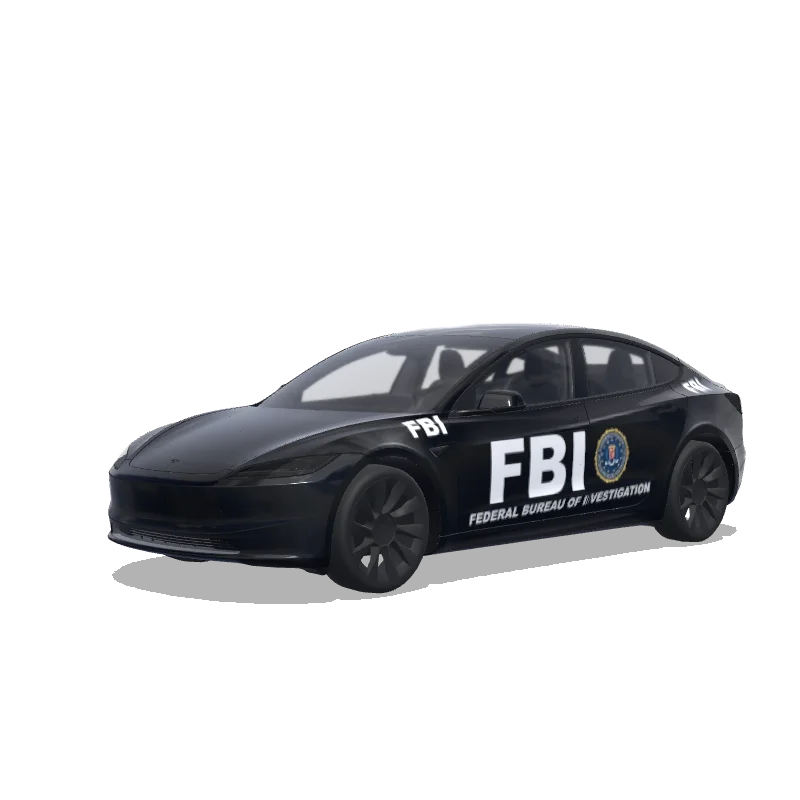 FBI Unmarked Livery — Model 3 (2024+) wrap
