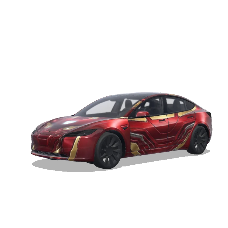 Iron Man Red and Gold — Model 3 (2024+) wrap
