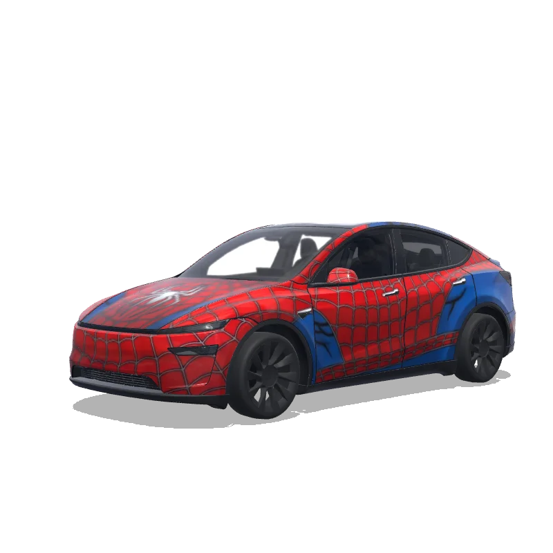 Spider-Man — Model Y (2025+) wrap