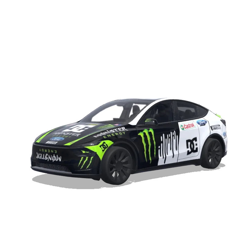 Subaru WRX STI Gymkhana Livery — Model Y (2025+) wrap