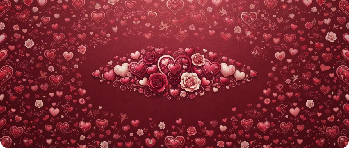 Valentine‘s day plate