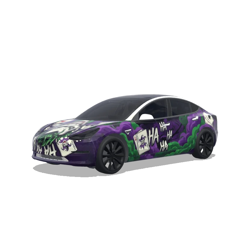 Gotham Joker Style — Model 3 wrap