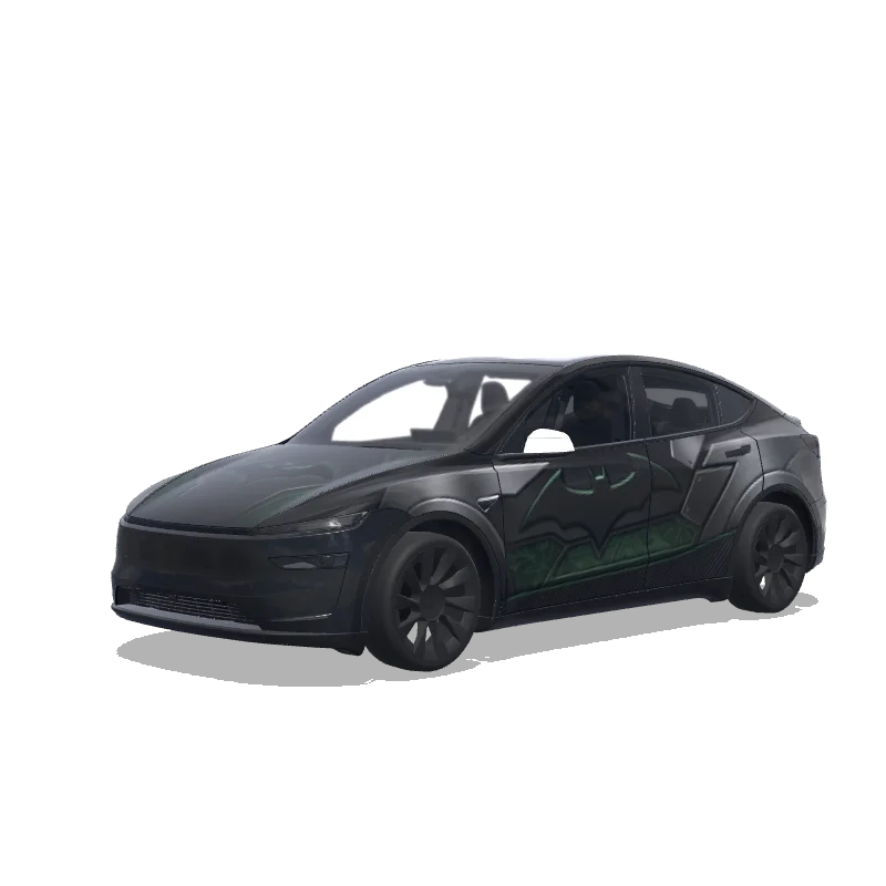 Batman Logo Black Livery Model Y (2025+) wrap