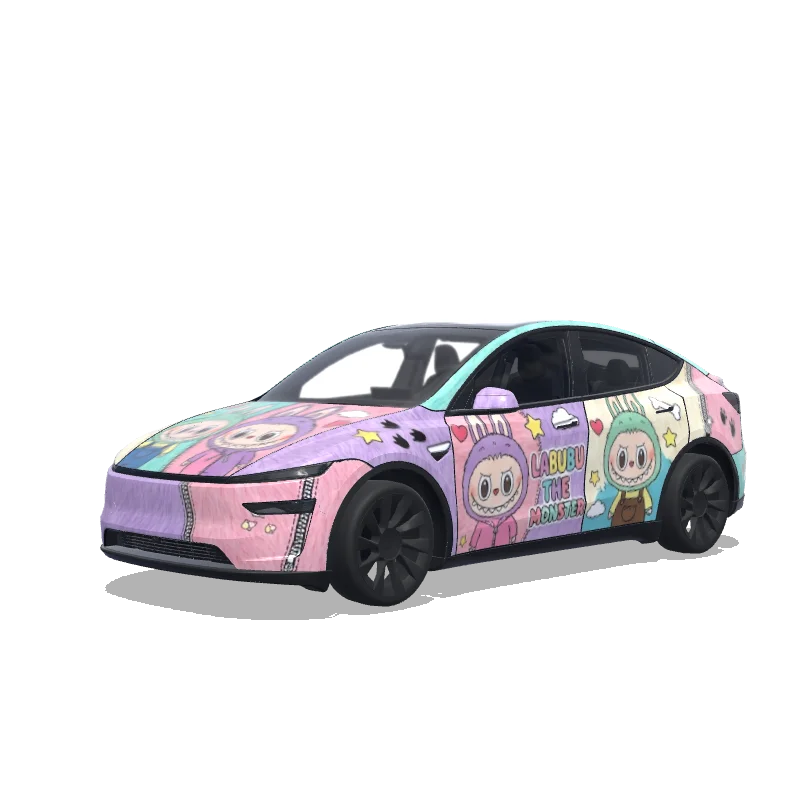 Labubu Monster — Model Y (2025+) wrap