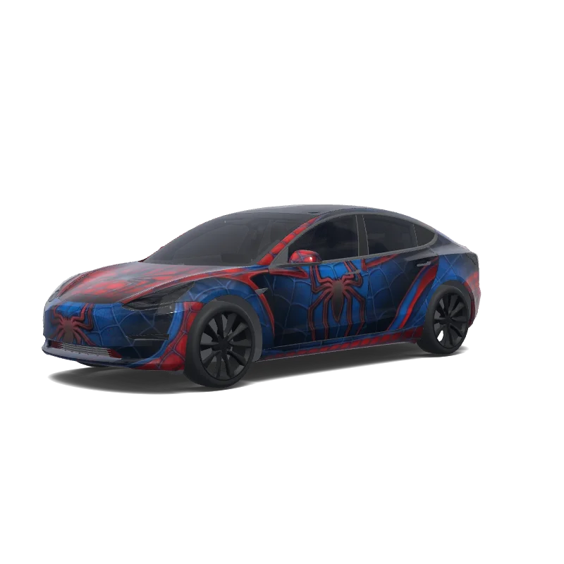 Distressed Spider-Man — Model 3 wrap