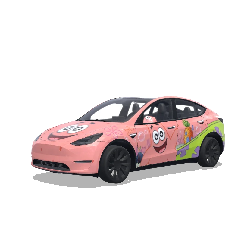 Patrick Star Bikini Bottom — Model Y wrap