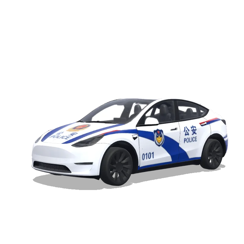 Chinese Police Gongan — Model Y wrap