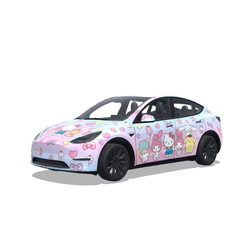 Sanrio Characters — Model Y wrap