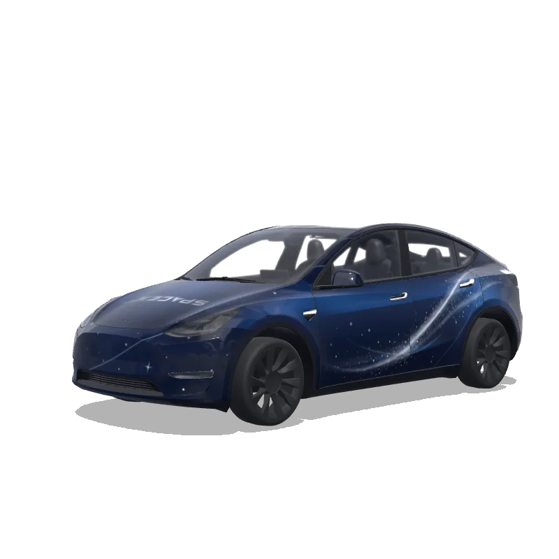 SpaceX Simple and Classy — Model Y wrap