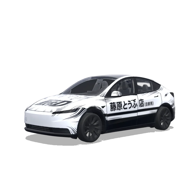 Initial D Model Y (2025+) wrap