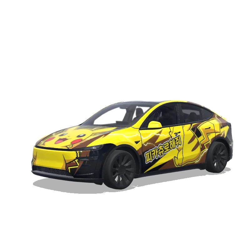 Pikachu — Model Y (2025+) wrap