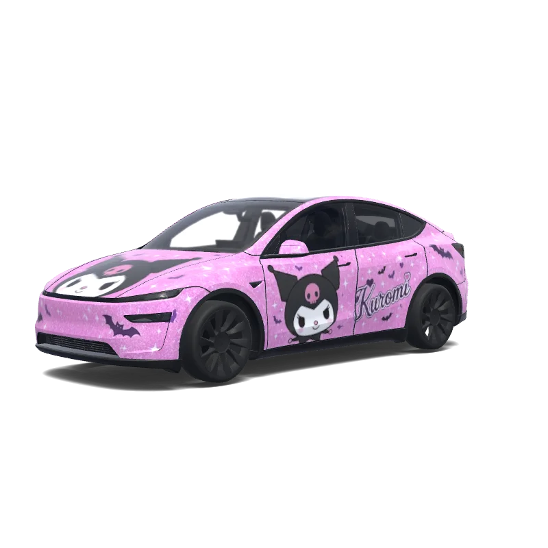 Tesla Model Y (2025+) wrap design - Generate a wrap design based on this reference image