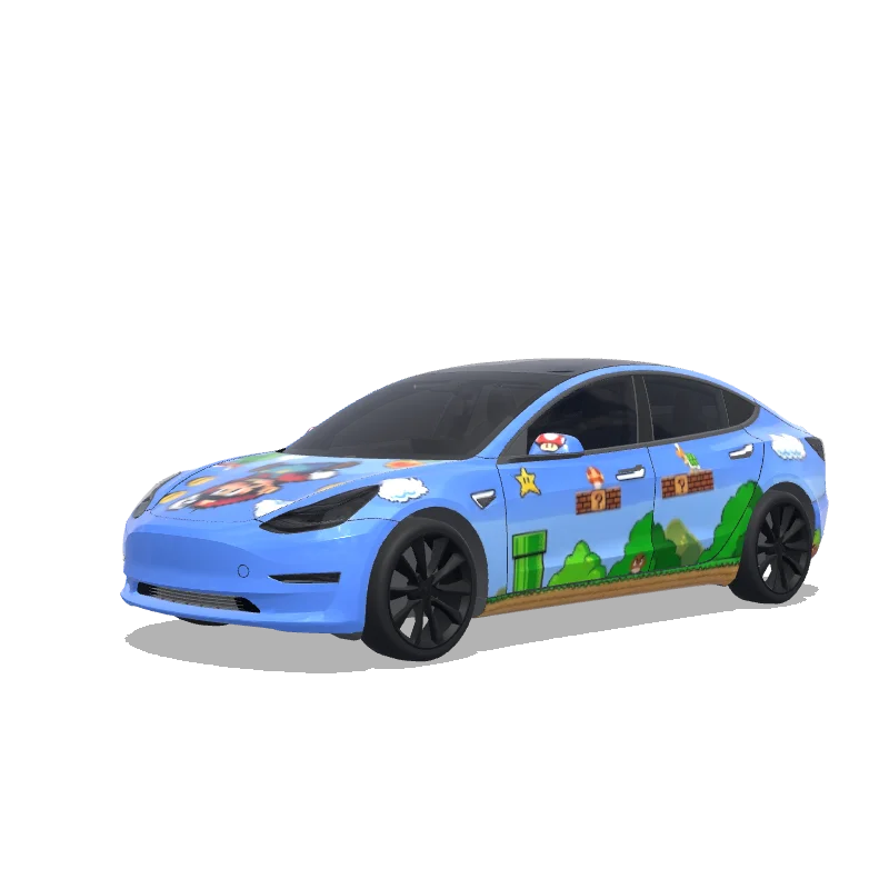 Super Mario — Model 3 wrap
