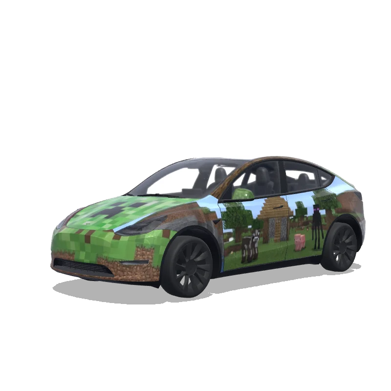 Minecraft Blocks — Model Y wrap