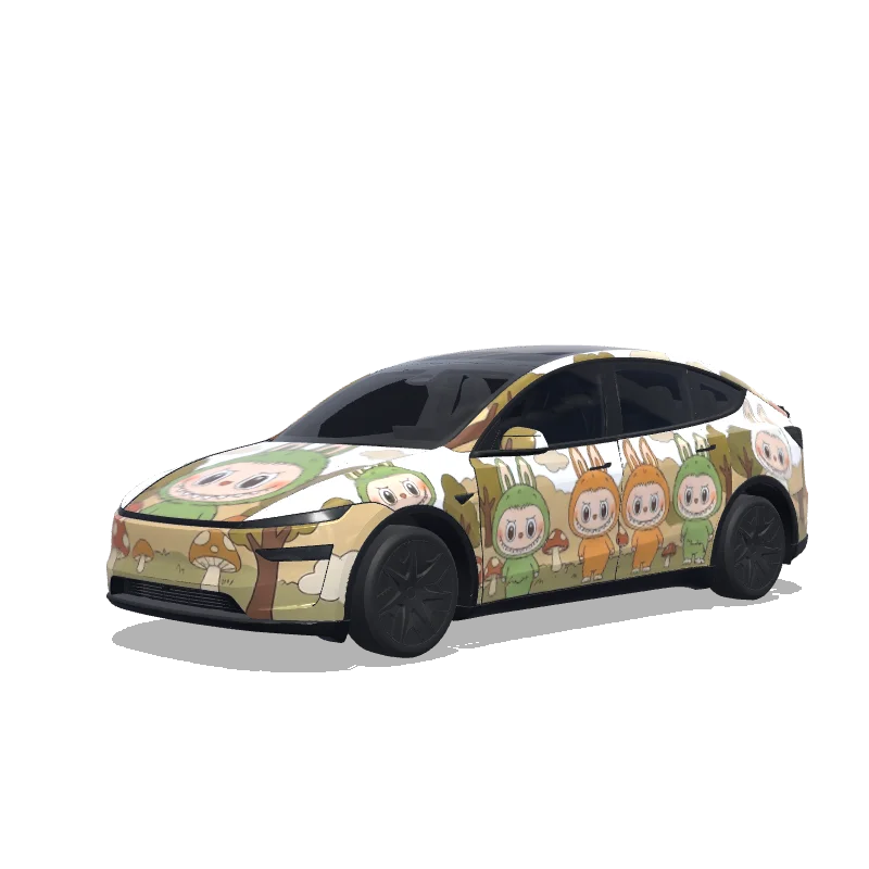 Labubu Monster — Model Y L wrap