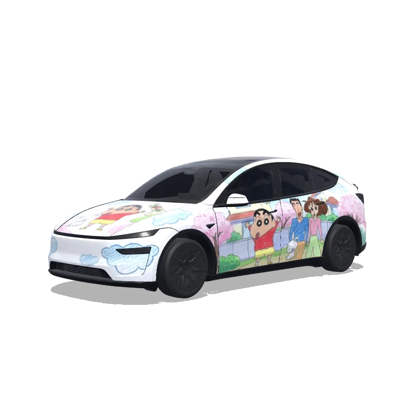 Crayon Shin-Chan — Model Y L wrap