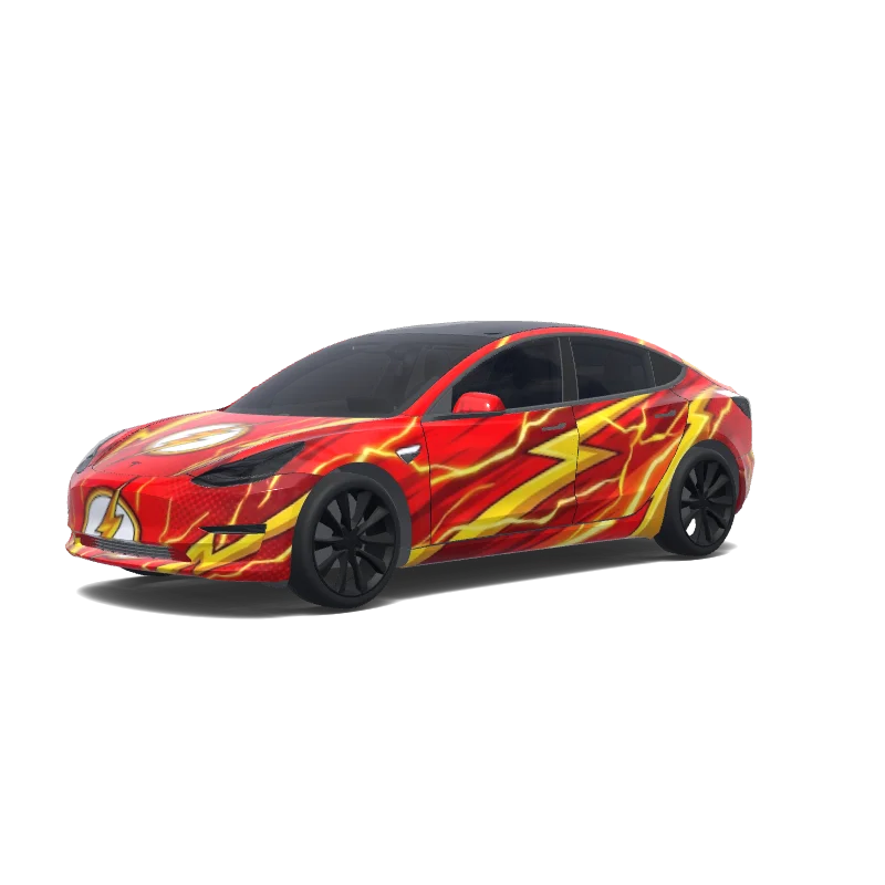 The Flash Lightning Model 3 wrap