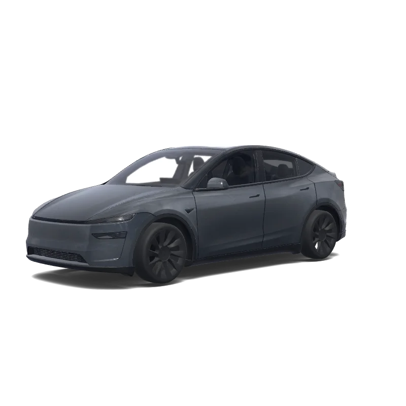 Tesla Model Y (2025+) wrap design - stealth gray with a frost satin full body wrap be sure to include the mirrors as well.