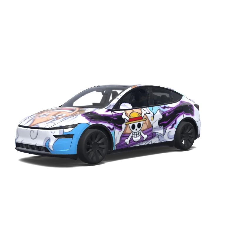 One Piece Gear 5 Luffy — Model Y (2025+) wrap