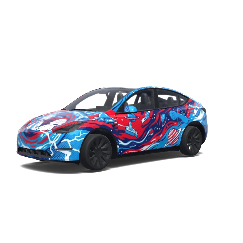 Rick and Morty Portal Model Y wrap