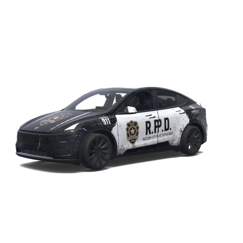 Tesla Model Y (2025+) wrap design - Generate a wrap design based on this reference image