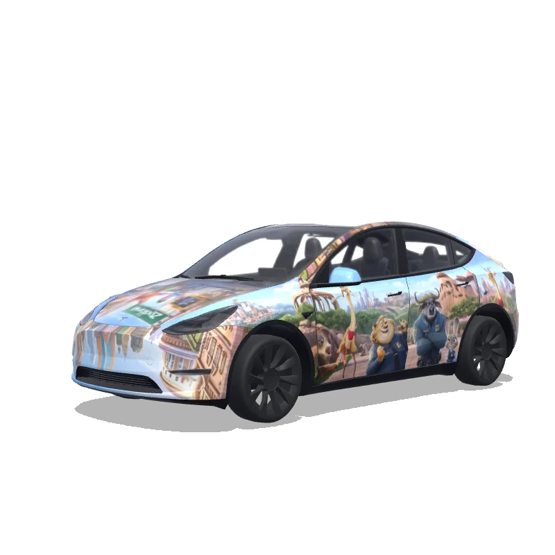 Zootopia Model Y wrap