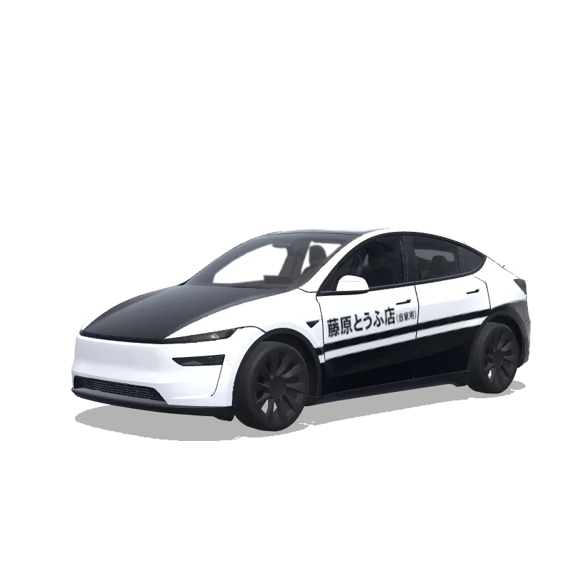 AE86 Fujiwara Tofu Shop — Model Y (2025+) wrap