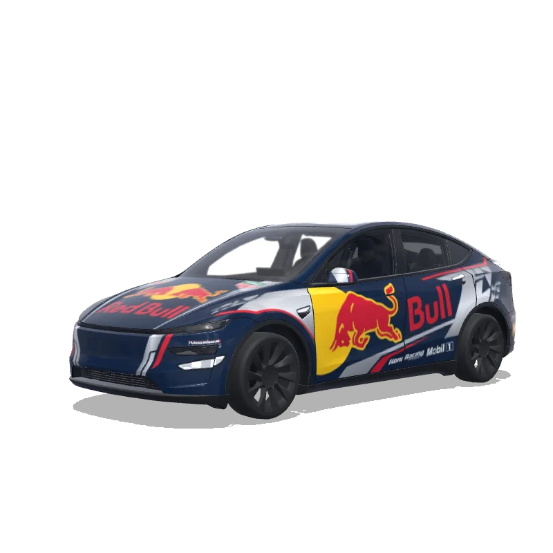 Red Bull Race Car — Model Y (2025+) wrap