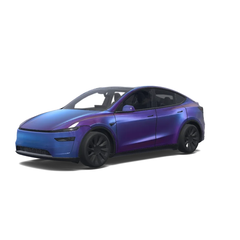 Tesla Model Y (2025+) wrap design - Generate a wrap design based on this reference image