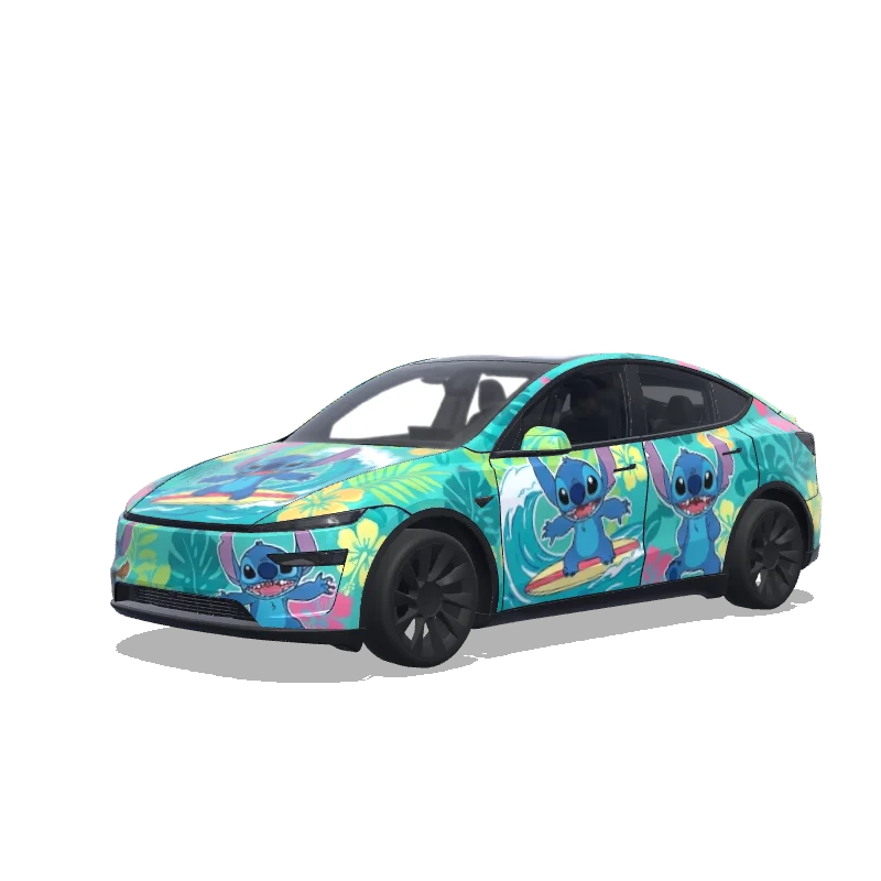 Stitch Theme — Model Y (2025+) wrap
