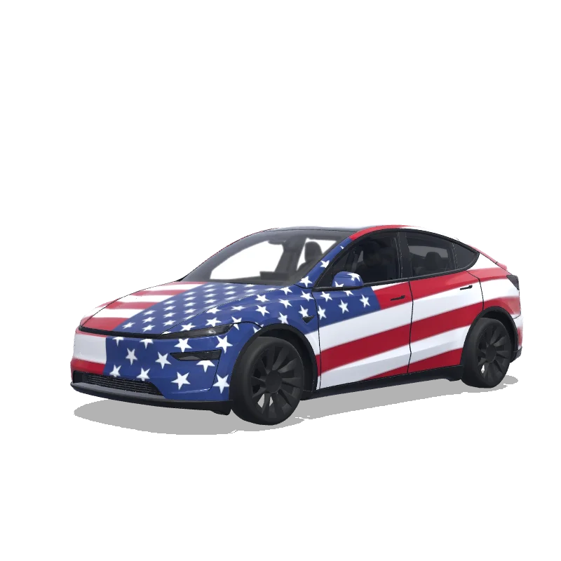 American Flag Graphic — Model Y (2025+) wrap