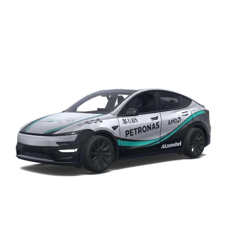 Tesla Model Y (2025+) wrap design - Generate better logos quality, & make sure they fit properly including the way the texts & logos are looking