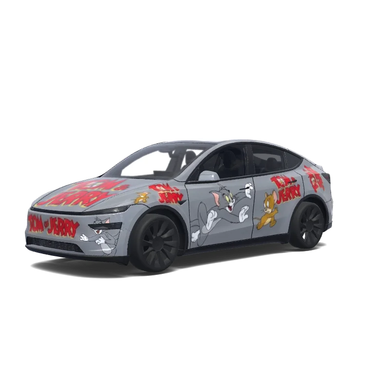 Tesla Model Y (2025+) wrap design - Both side the same
