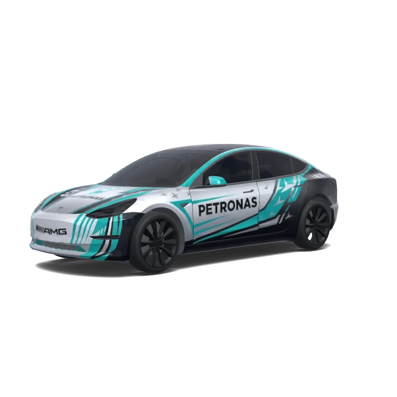 Mercedes-AMG Petronas F1 Model 3 wrap