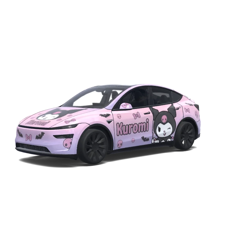 Kuromi Lavender — Model Y (2025+) wrap