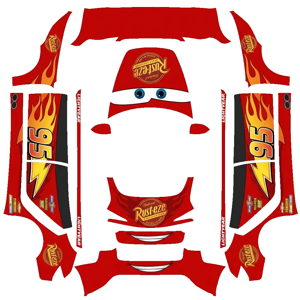 Lightning McQueen Racer Model 3 (2024+) wrap