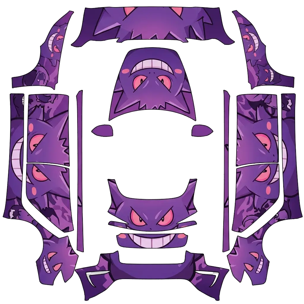 Gengar Purple Ghosts Model 3 (2024+) wrap